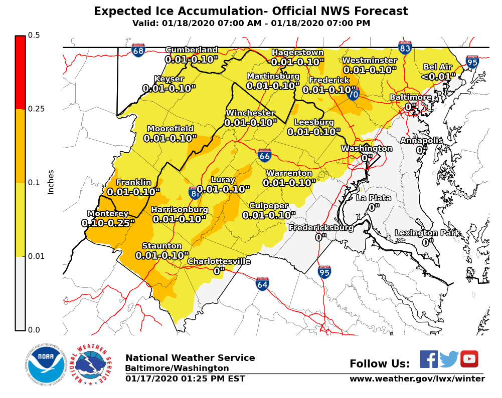 Winter weather advisory across Northern Virginia on Saturday Local