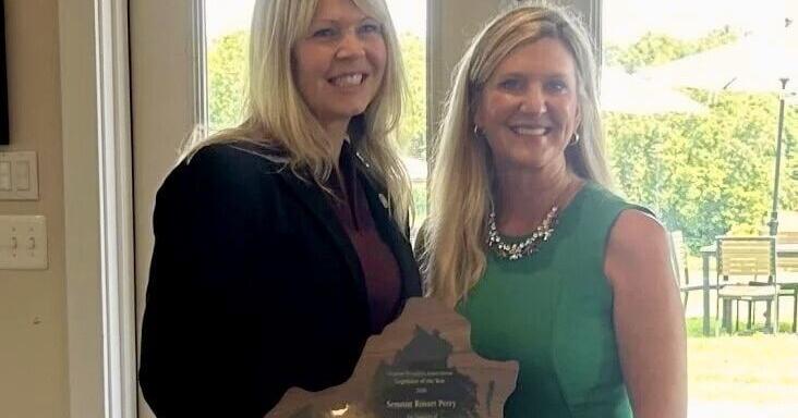 Sen. Russet Perry named Legislator of the Year from Virginia Wineries Association