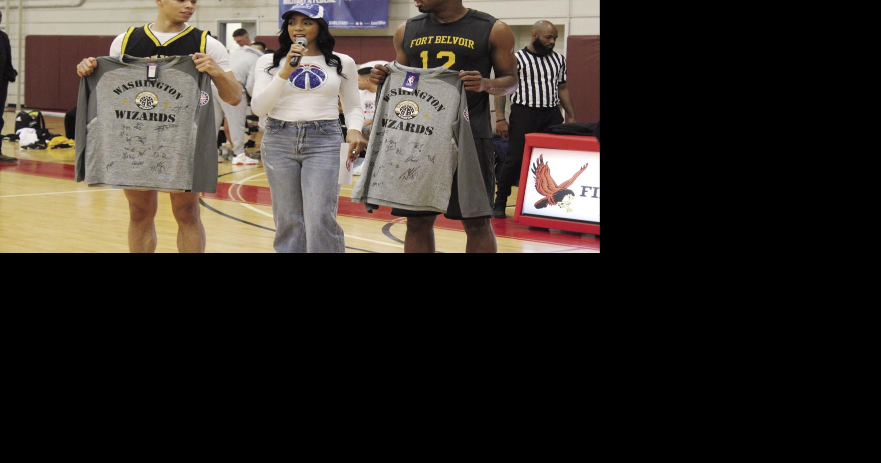 Hoops for Troops Wizards host basketball event at Fort Belvoir