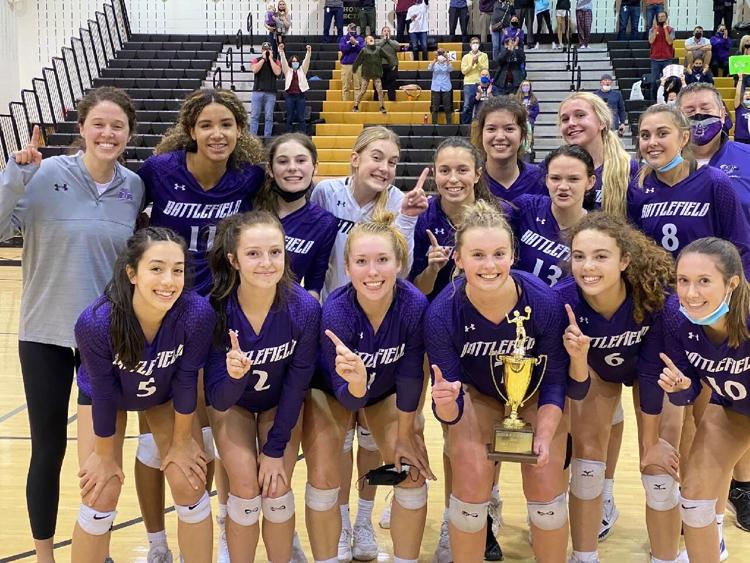 Battlefield wins Cedar Run District Tournament volleyball title