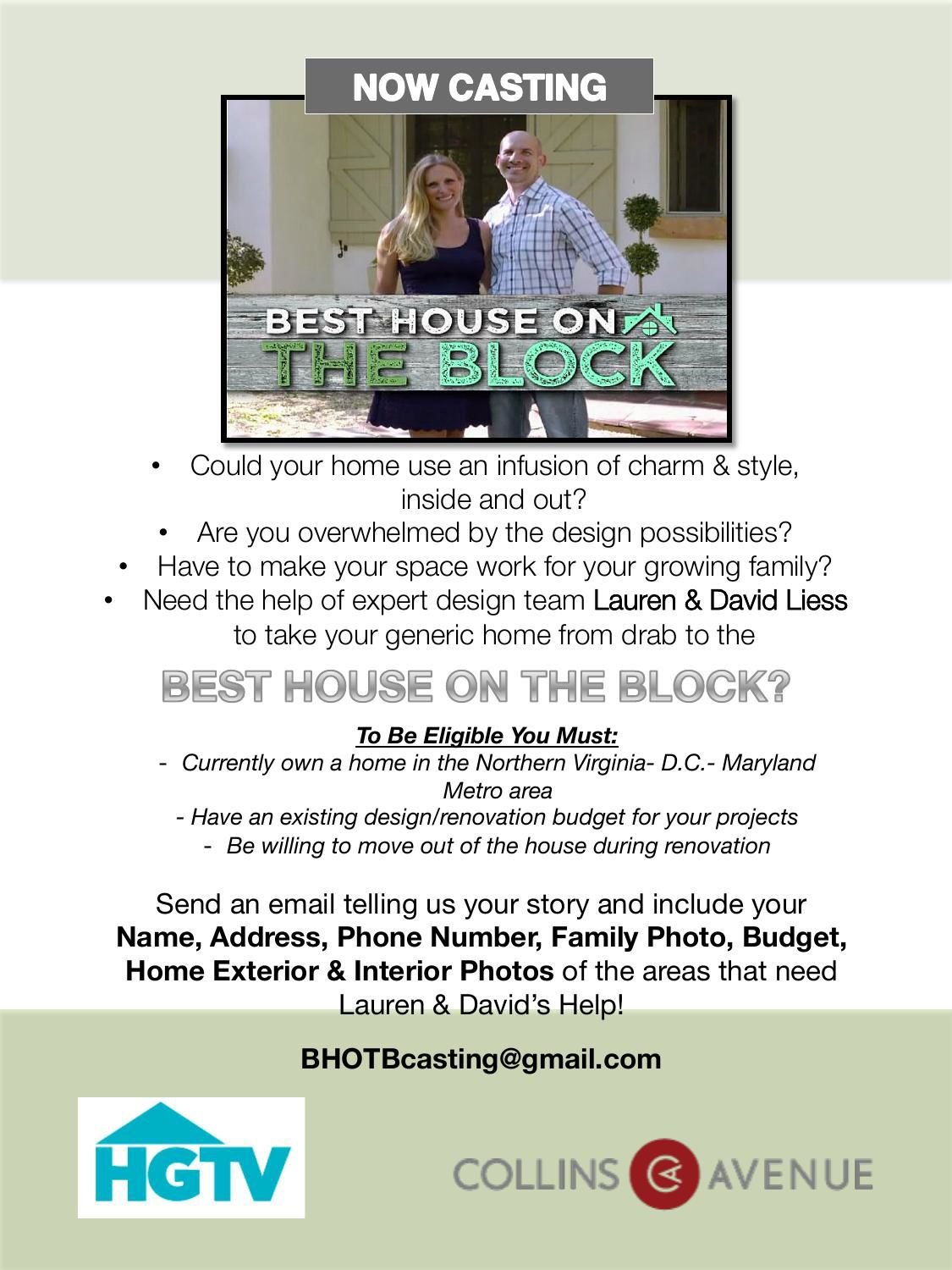 New Hgtv Show Casting In Northern Virginia Real Estate