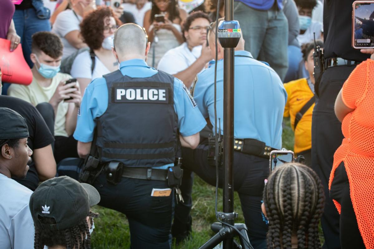 Prince William Manassas Police Officers Take A Knee With
