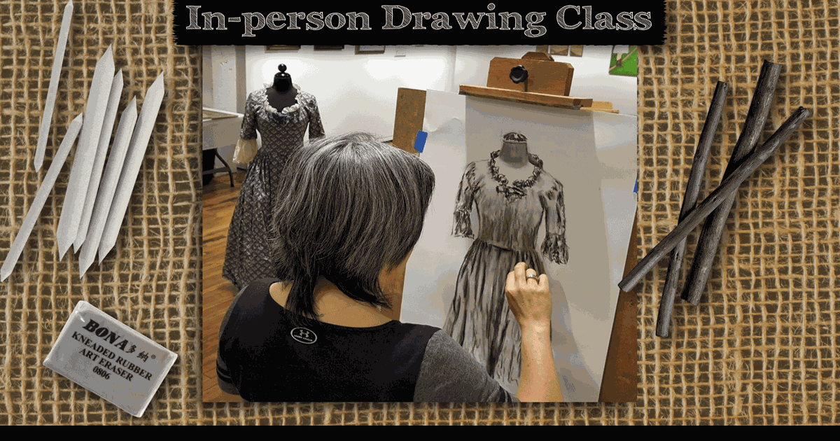 Charcoal Drawing class at the ARTfactory Lifestyles