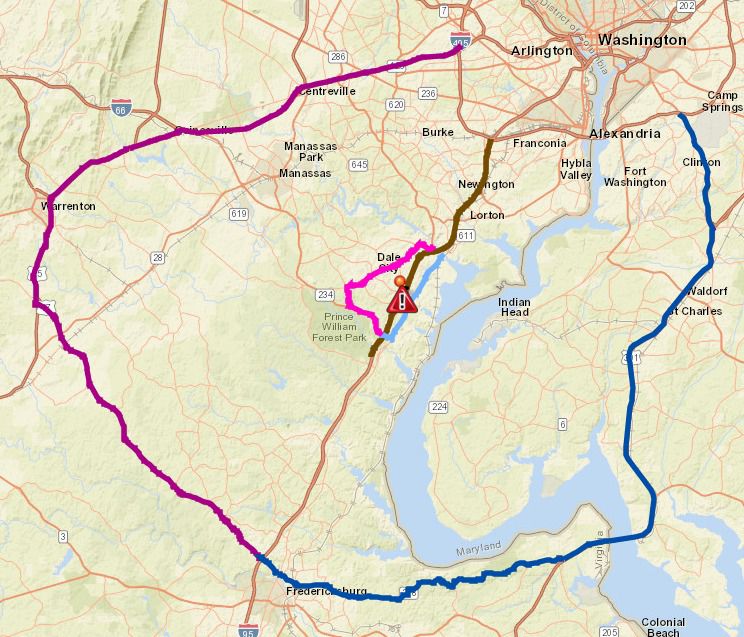 I-95 alternatives through Woodbridge will be packed this weekend ...