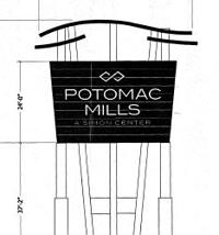 Potomac Mills Sign Returns - Potomac Local News