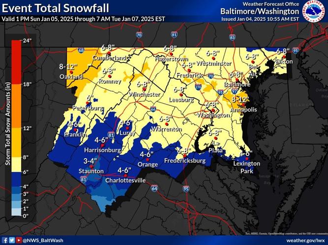 Snow squalls headed for Northern Virginia this afternoon Headlines