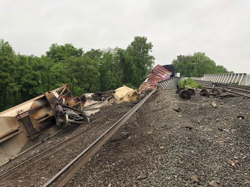 Freight train derails in Alexandria on Saturday | News | insidenova.com