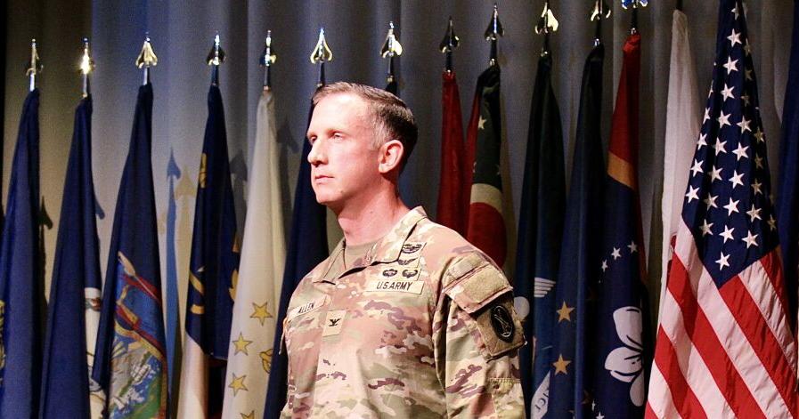 Col. Samuel R. Allen takes command at Fort Belvoir Garrison