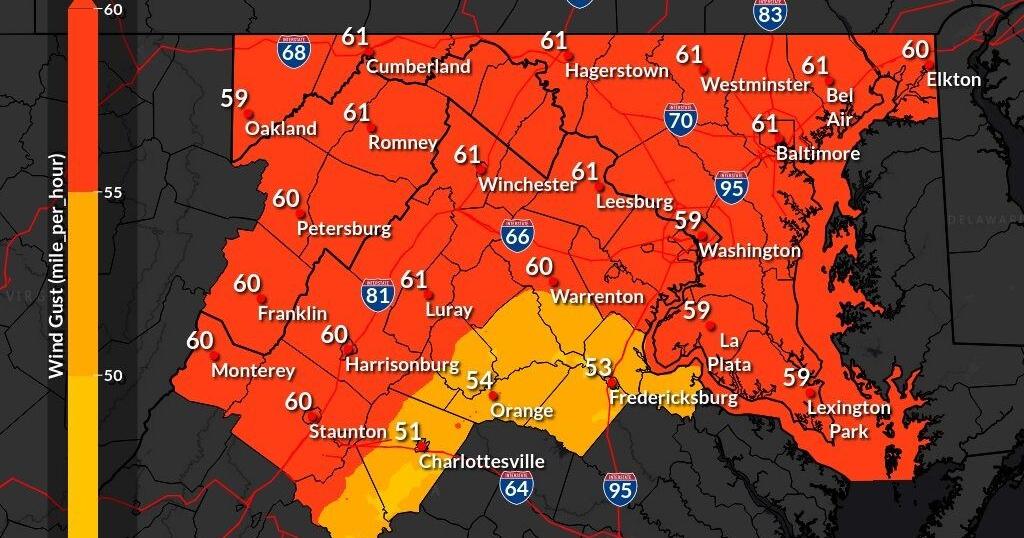 High wind warning in effect; gusts up to 60 mph expected | news ...
