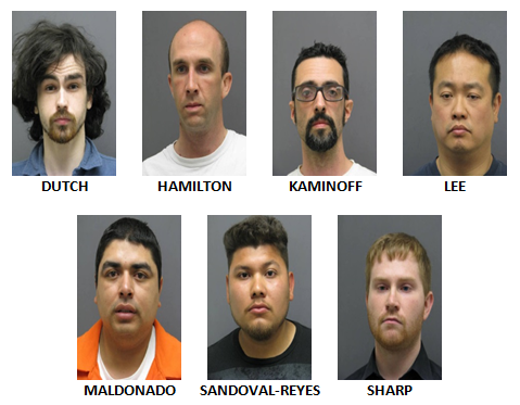 Seven men arrested in Internet crimes against children sting ...