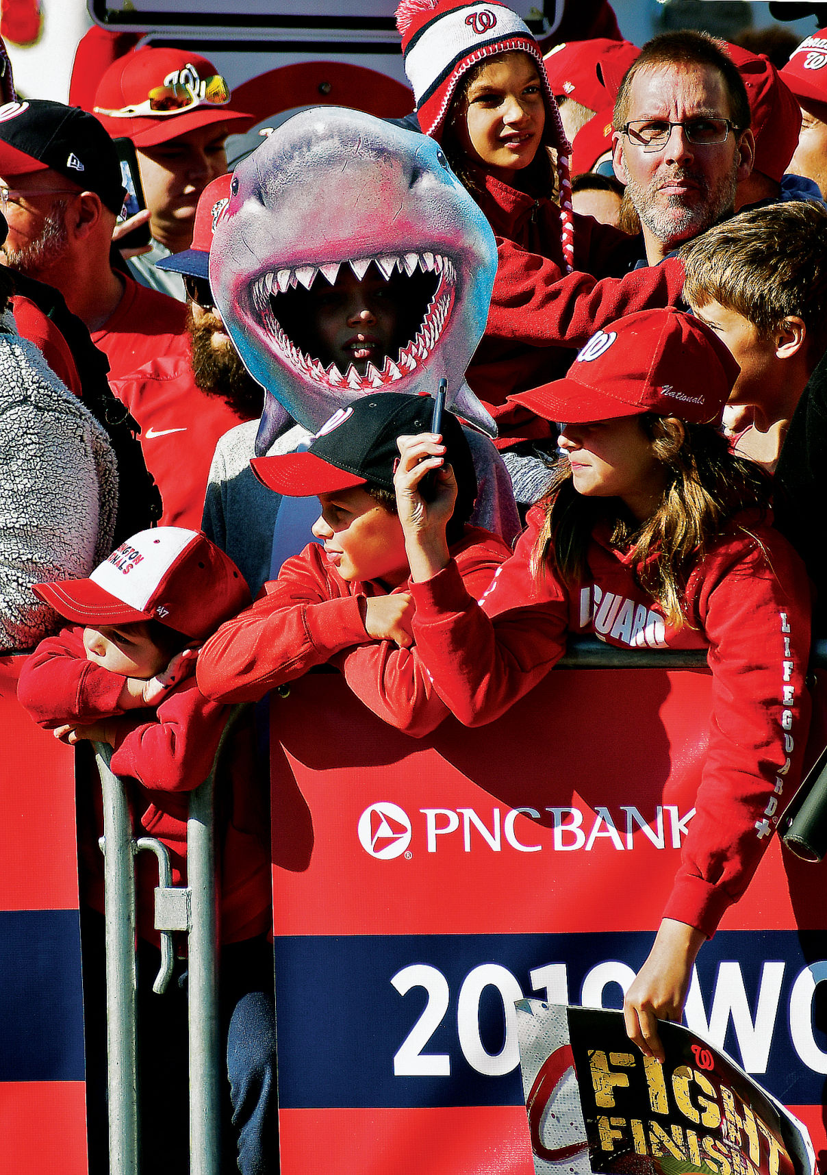 Thousands of fans turn out for Washington Nationals victory parade in D.C.  after World Series win