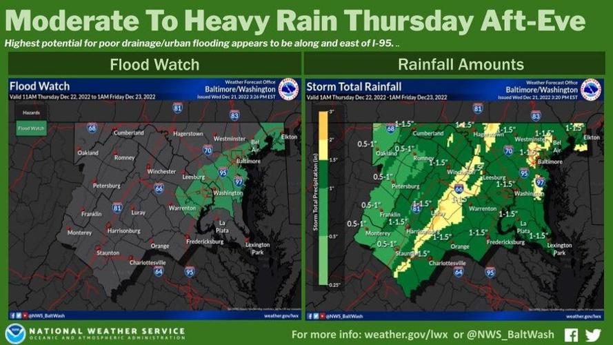 Winter weather advisory issued for most of Northern Virginia ...