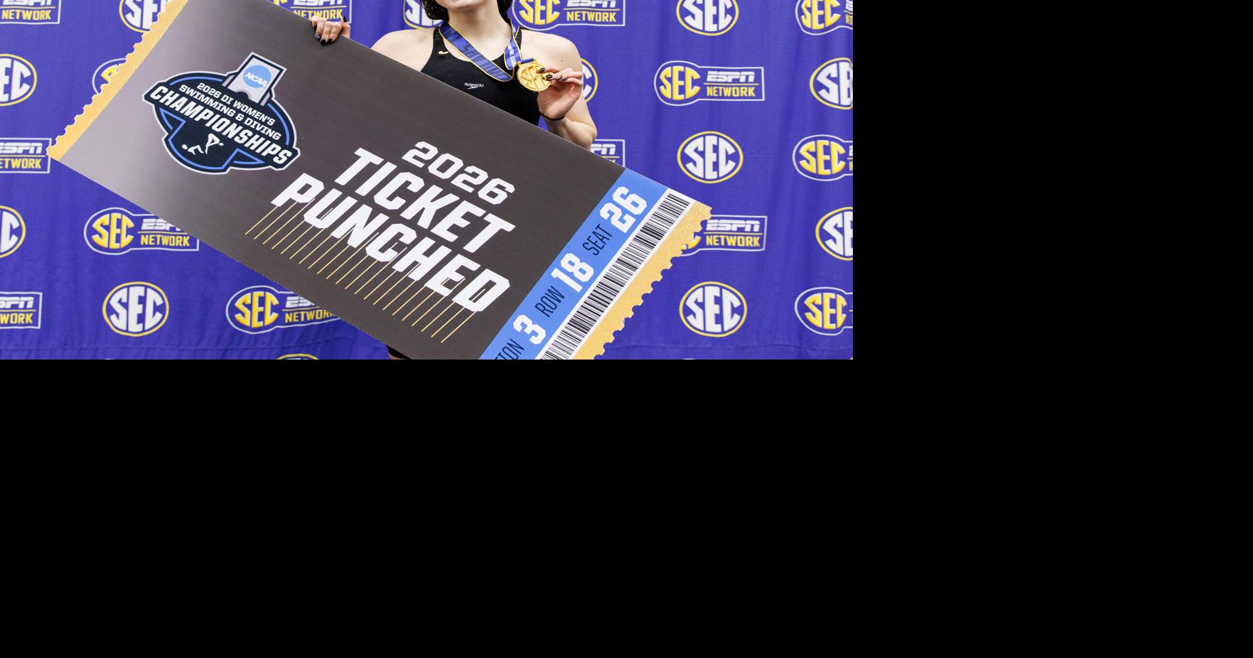 Battlefield graduate is the SEC Female Swimmer of the Year | Prince ...