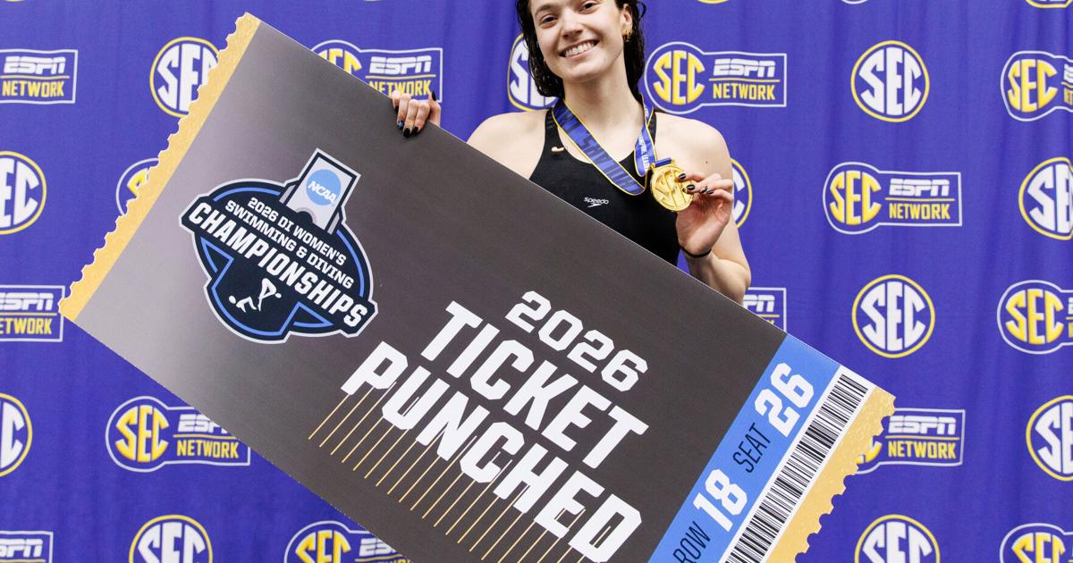 Ceri Edwards Battlefield graduate is the SEC Female Swimmer of the Year | Prince ...