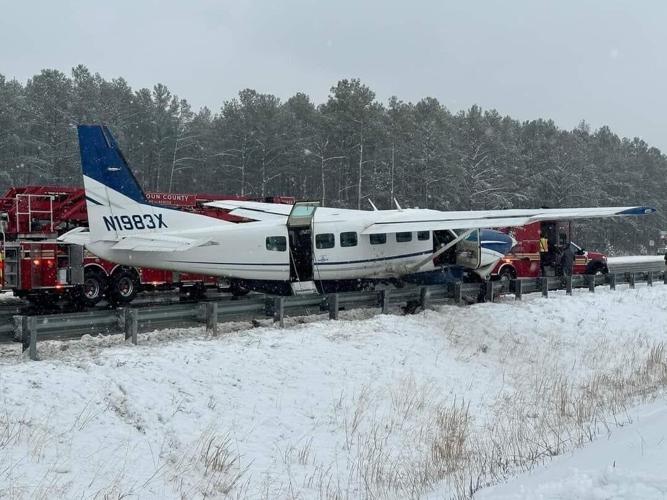 UPDATED Small plane with seven on board makes emergency landing on