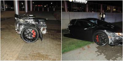 lamborghini cut in half in tysons wreck news fairfax