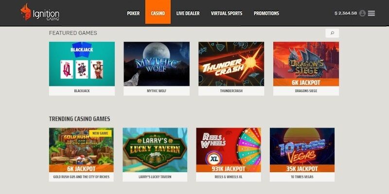 Ignition Online Casino