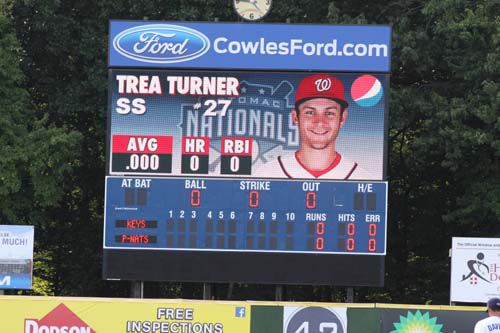 Trea Turner, Jayson Werth rehab with Potomac Nationals in split