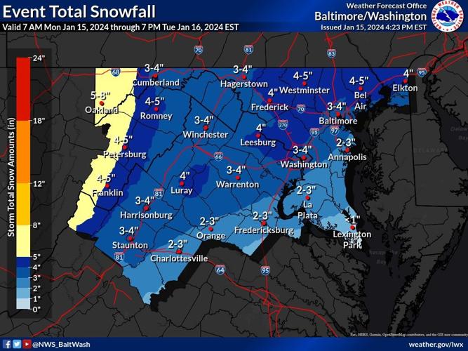 Northern Virginia sees first significant snowfall in two years
