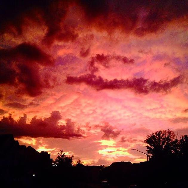 Why the sky turns orange after some storms Local Weather