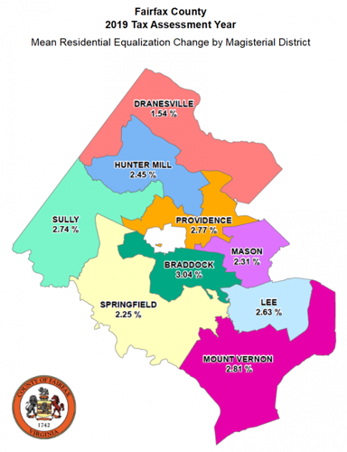 Fairfax County Tax Map Fairfax Home Assessments Up 2% To 3% From 2018 To 2019 | News/Fairfax |  Insidenova.com