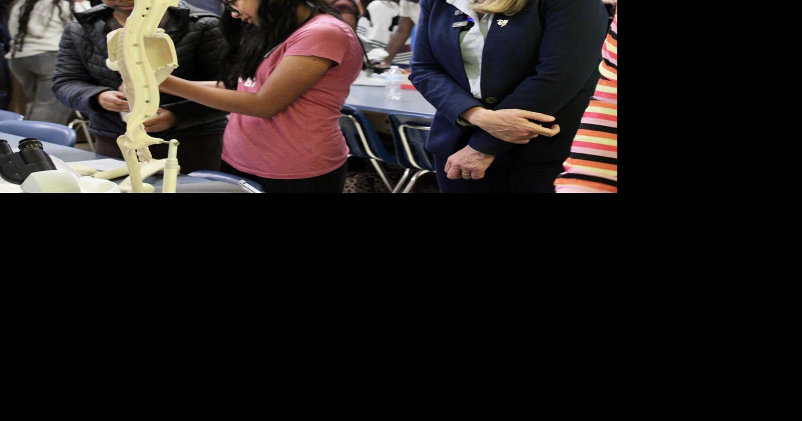 Gov. Spanberger visits Manassas' Osbourn Park High School, hears student concerns