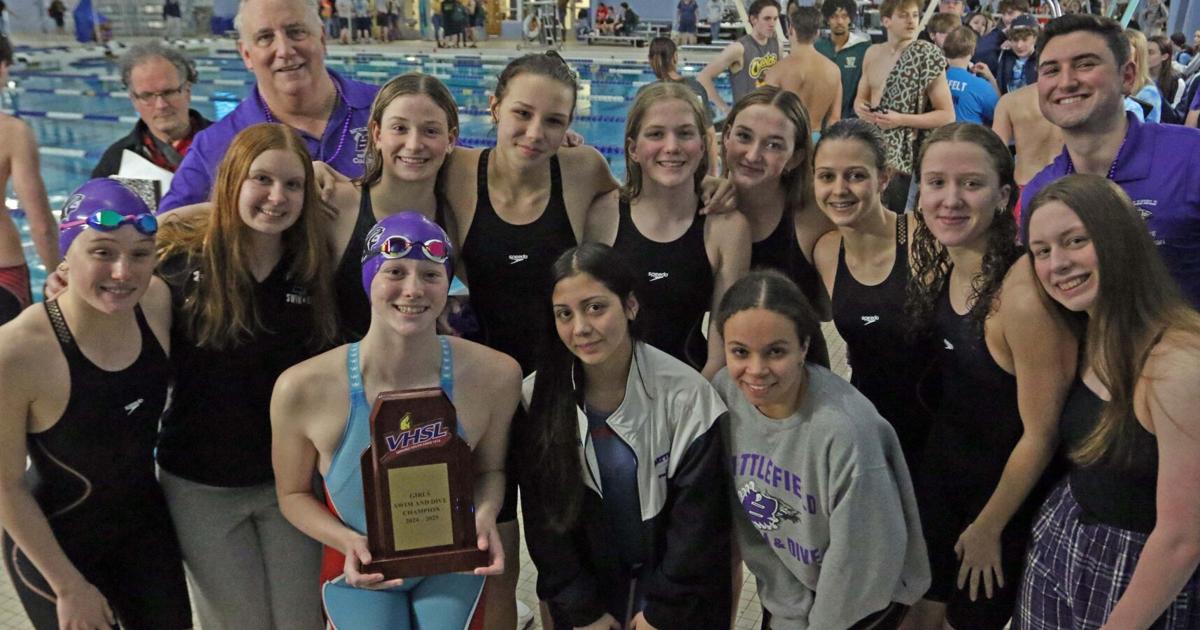 Colgen High Pool Battlefield girls, Colgan boys capture region swim titles | Sports ...