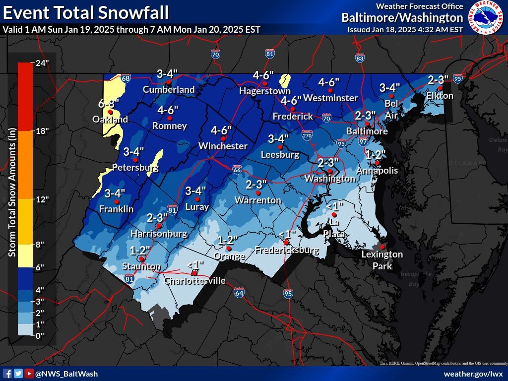 Winter storm warning in effect for western suburbs Sunday; heavy snow ...