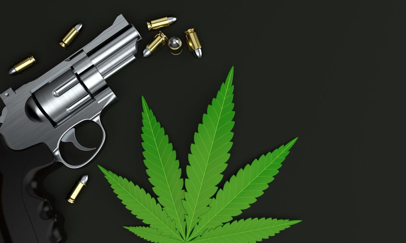 weed and guns pictures