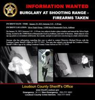 UPDATED: Investigators release video in burglary at Ashburn shooting range