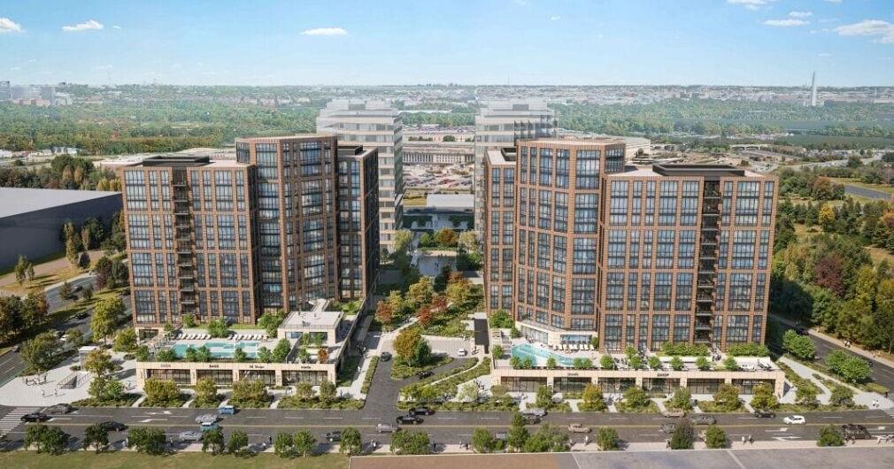 Developers pitch 630-unit mixed-use project for former TSA building in Pentagon City
