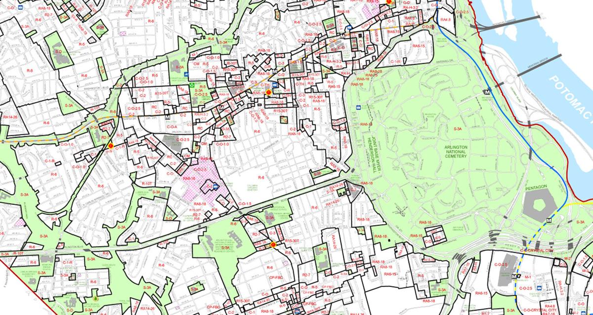 Arlington County Zoning Map Arlington Zoning Map | | Insidenova.com