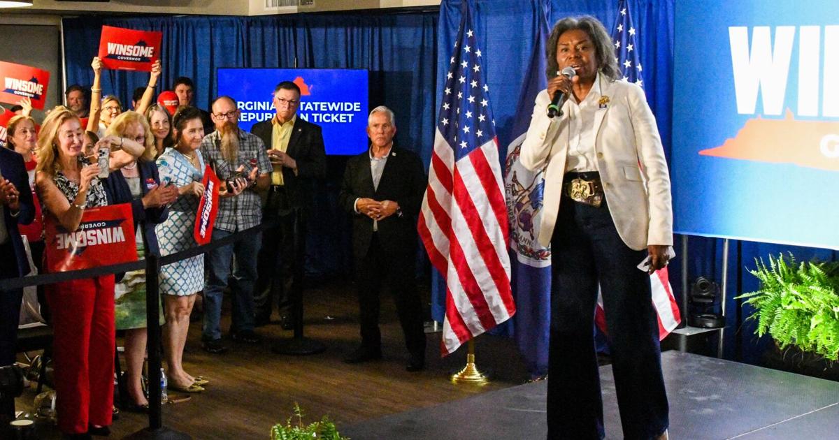 Republican ticket leaders pitch unity, ‘common sense’ at Northern Virginia rally