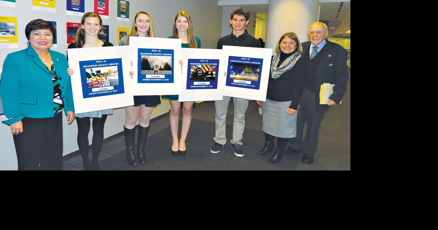 Arlington taxdecal winner melds old, new in single image news