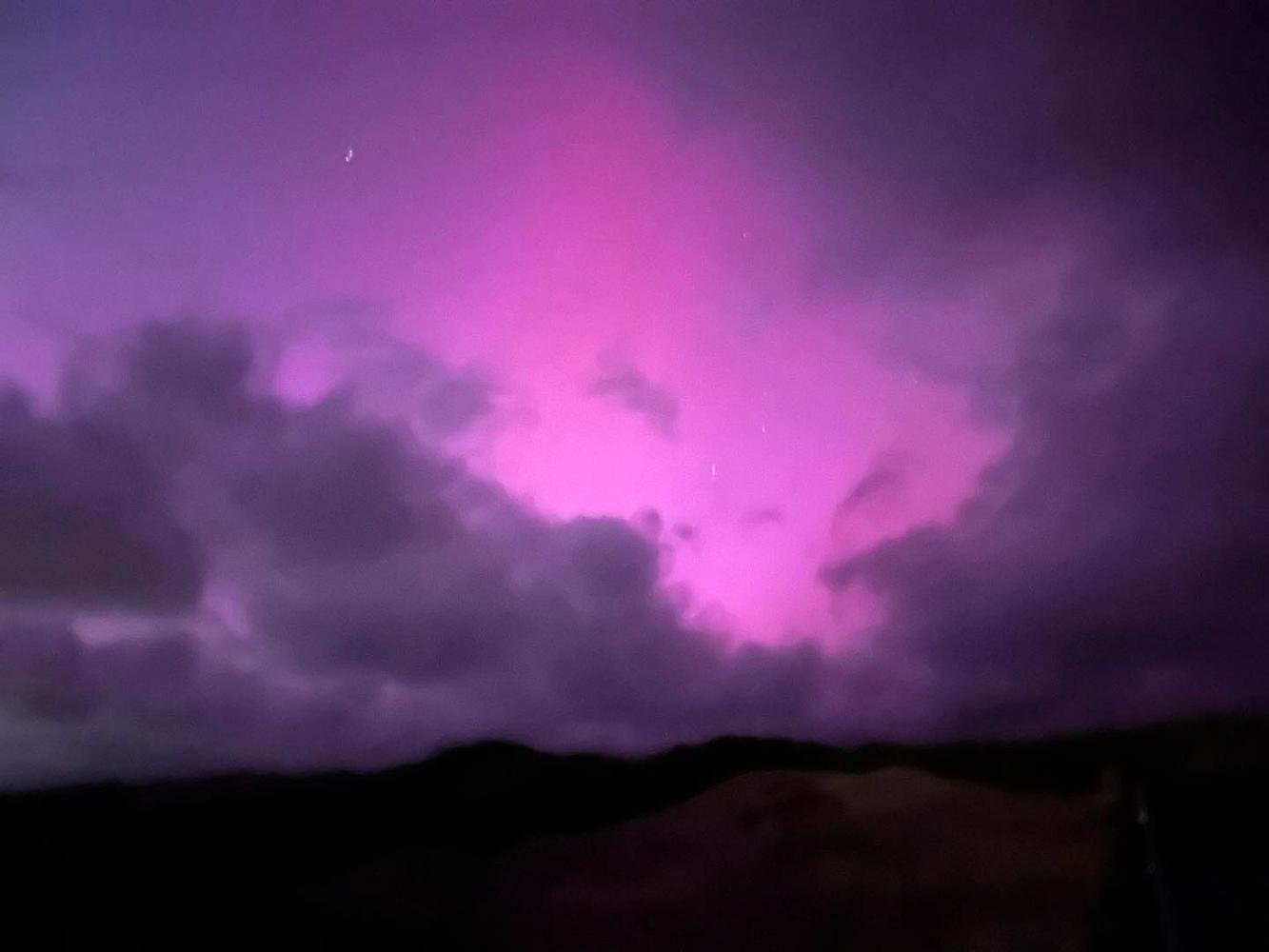 Northern Lights may be visible over Northern Virginia tonight