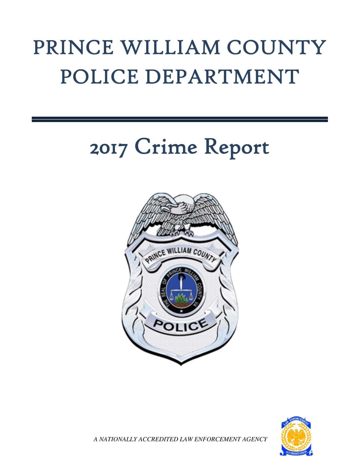 Prince William County Police Department 2017 Crime Report