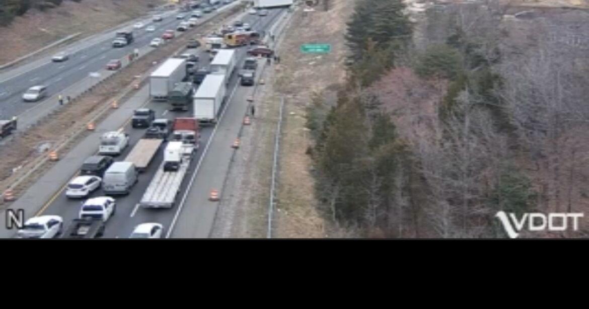 UPDATED I95 reopens after tractortrailer crash in Spotsylvania
