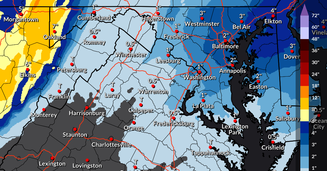 Overnight snow expected across Northern Virginia; VDOT urges limited travel