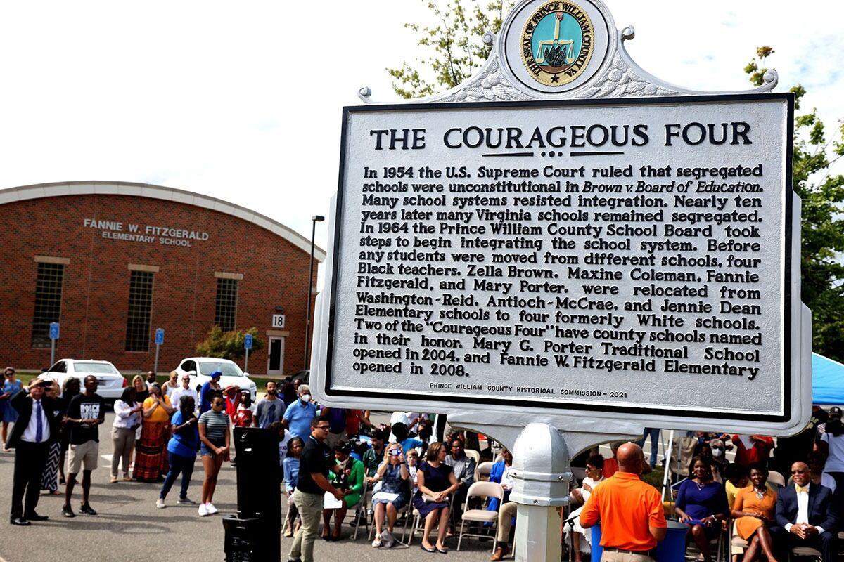 New Historical marker honors Prince William County's 'Courageous Four'