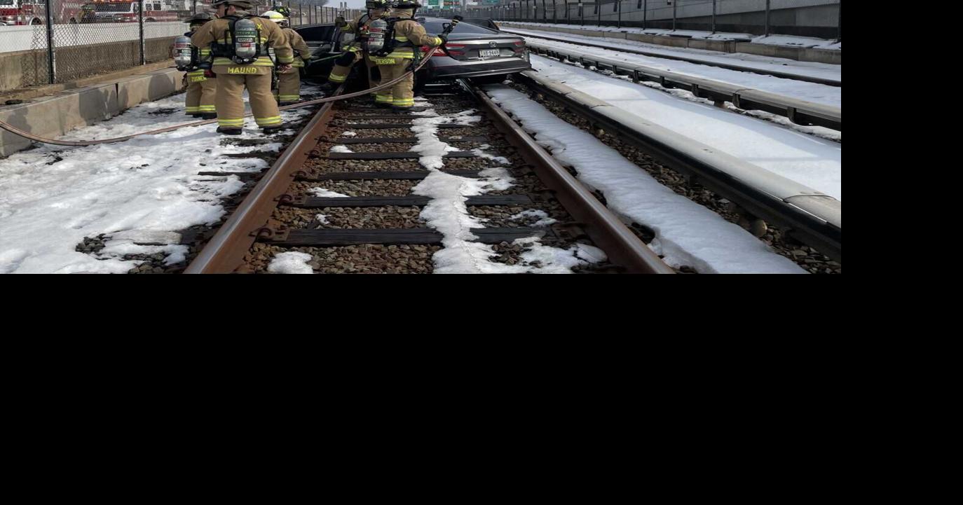 Driver injured after crashing onto Metro tracks near Vienna