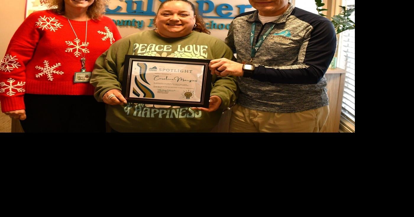 Culpeper Schools honors Caroline Menzies with Spotlight Award after crash response
