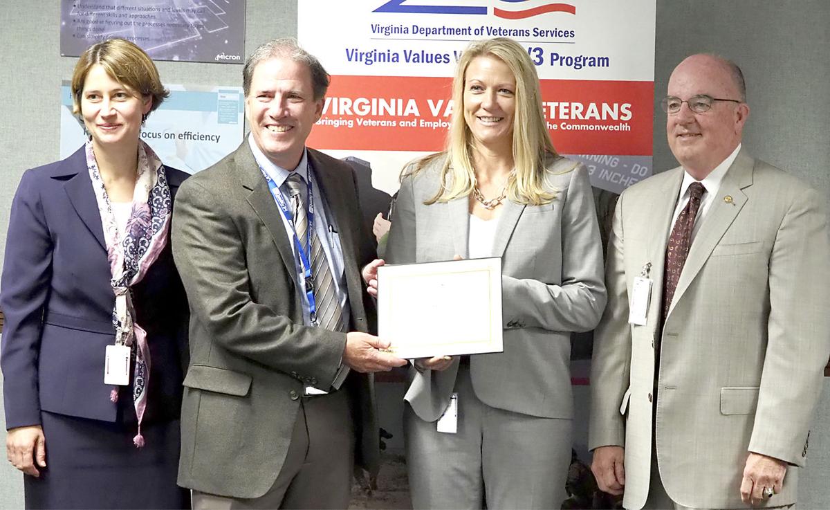 Micron receives Virginia Values Veterans certification Prince William