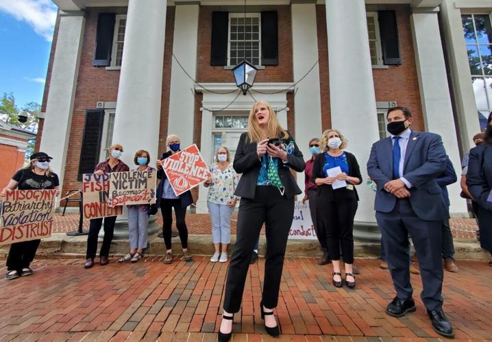 Protesters want investigation into Loudoun judge who jailed domestic