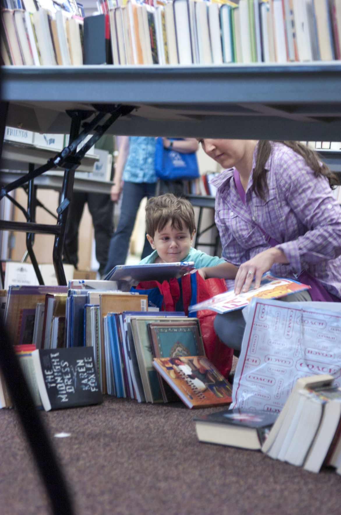 Finding hidden treasures at Chinn Park library book sale Lake Ridge