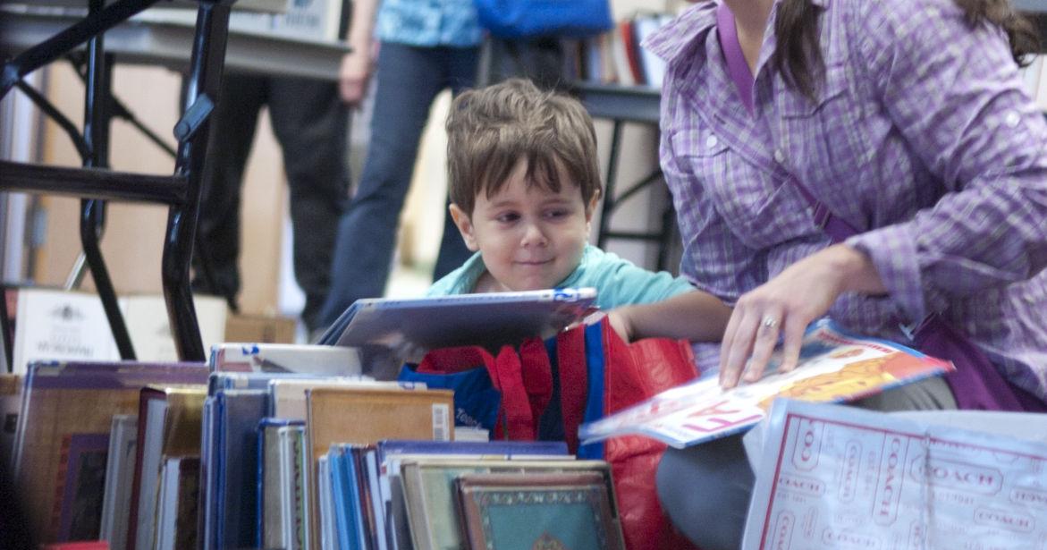 Finding hidden treasures at Chinn Park library book sale Lake Ridge