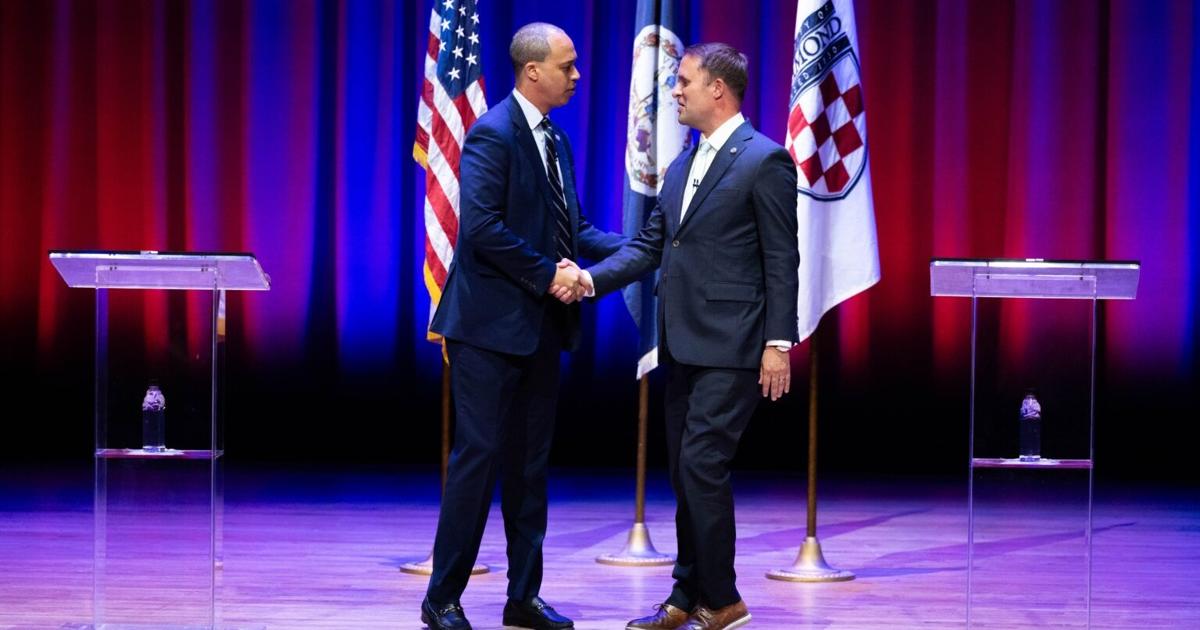 At debate, attorney general candidates Jones and Miyares trade barbs over violent texts, Trump