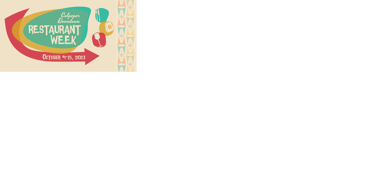 Celebrate fall flavors during Culpeper Downtown Restaurant Week - Vimarsana News