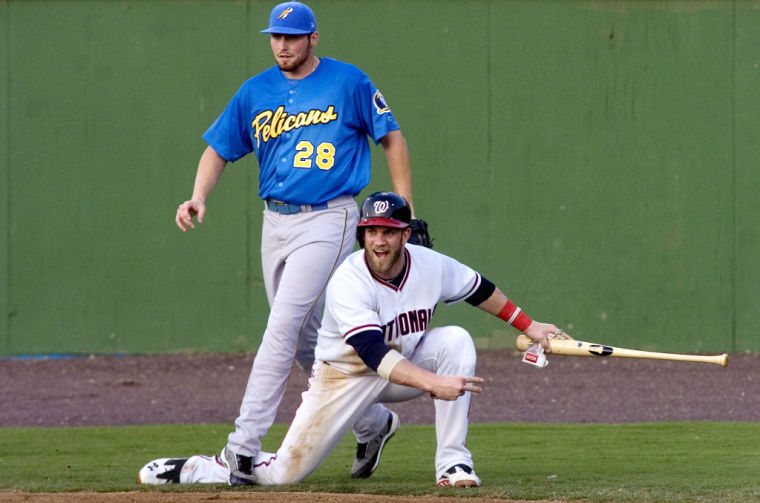 Washington Nationals OF Bryce Harper takes BP for first time since injury 