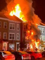 Firefighter injured, 13 displaced in two-alarm Leesburg blaze