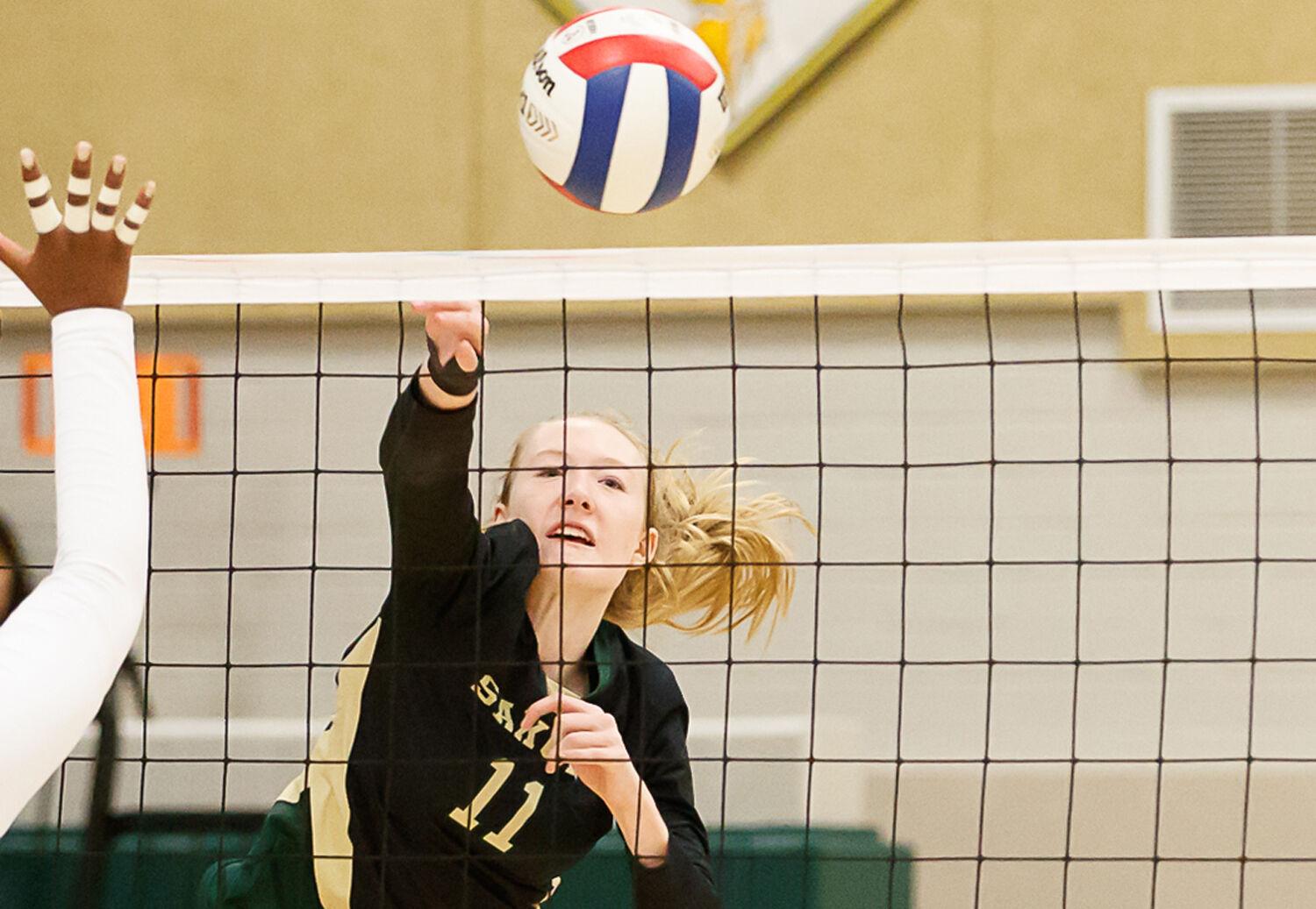 Langley volleyball player